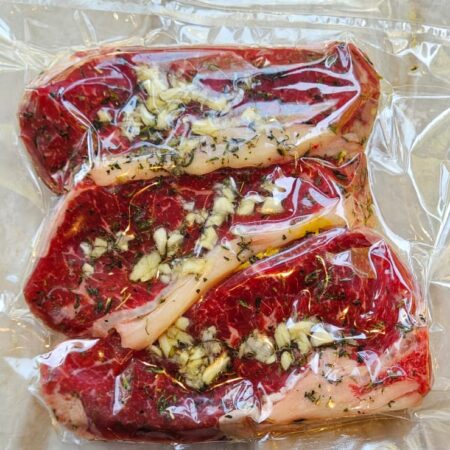 Marinə olunmuş New York steak 500qr